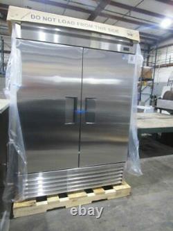 True T-49-hc Stainless Steel 2 Door Reach-in Cooler Refrigerator Commercial