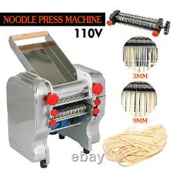USA Commercial Electric Dough Roller Sheeter Noodle Pasta Dumpling Maker Machine