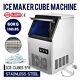 Us 132lb Built-in Commercial Ice Maker Undercounter Freestand Ice Cube Machine
