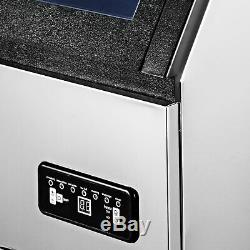 US 150LB Built-In Commercial Ice Maker 68kg 59 Cubes Freestand Ice Cube Machine