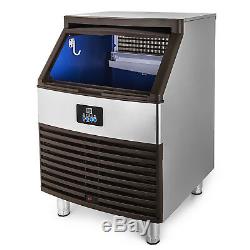 US Auto Commercial Ice Maker Cube Machine Stainless Steel 265LB 110V 518 Cubes