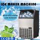 Us Stainless Steel Commercial Ice Maker Portable Ice Machine Restaurant Bar Home