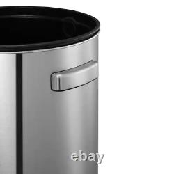 Urban Commercial Stainless Steel 90Liter/23.7 Gallon round Open Top Trash Can