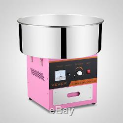 VEVOR 1030W Electric Commercial Cotton Candy Machine / Floss Maker Pink