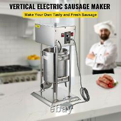 VEVOR 15L Electric Sausage Filler Stuffer Maker Commercial Butcher Vertical