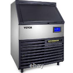 VEVOR 440LB Commercial Ice Maker Ice Cube Machine 77LBS Ice Storage withWater Pump