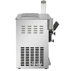 VEVOR 4.76Gal/H Commercial Soft Serve Ice Cream Maker Machine Stainless Steel