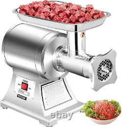 VEVOR Commercial 1.5HP Meat Grinder Electric Meat Mincer Sausage Stainless Steel