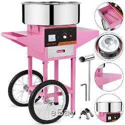 VEVOR Commercial Cotton Candy Machine Floss Maker With Cart
