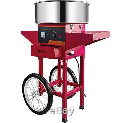 VEVOR Commercial Cotton Candy Machine Floss Maker With Cart
