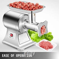 VEVOR Commercial Grade 1HP Electric Meat Grinder 750W Stainless Steel Heavy Duty