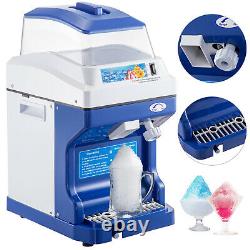 VEVOR Commercial Ice Shaver Ice Shaving Machine, with Hopper, Snow Cone Maker