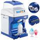 Vevor Commercial Ice Shaver Ice Shaving Machine, With Hopper, Snow Cone Maker