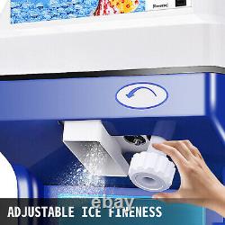 VEVOR Commercial Ice Shaver Ice Shaving Machine, with Hopper, Snow Cone Maker