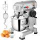 Vevor Commercial Stand Machine Electric Food Mixer Dough Mixer 3 Speed 10qt 450w