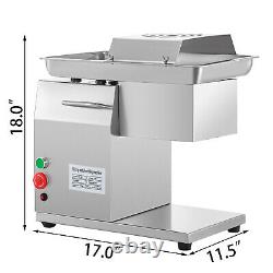 VEVOR Electric Commercial 250KG Output Meat Cutting Machine Meat Cutter Slicer
