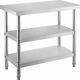 Vevor Outdoor Food Prep Table 24x14x33 In Commercial Stainless Steel Table 2