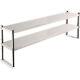 Vevor Stainless Steel Commercial Wide Double Overshelf 12x72 For Prep Table