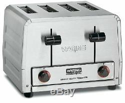Waring WCT805 Commercial Heavy Duty 4 Slot Toaster 240V 1 YEAR WARRANTY BLOW OUT