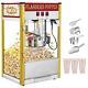 Zokop 8oz Commercial Popcorn Maker Machine Pop Corn Popper Tempered Glass Red