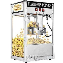 ZOKOP Commercial Vintage Style Popcorn Maker Machine 8OZ Hot Oil Corn Popper